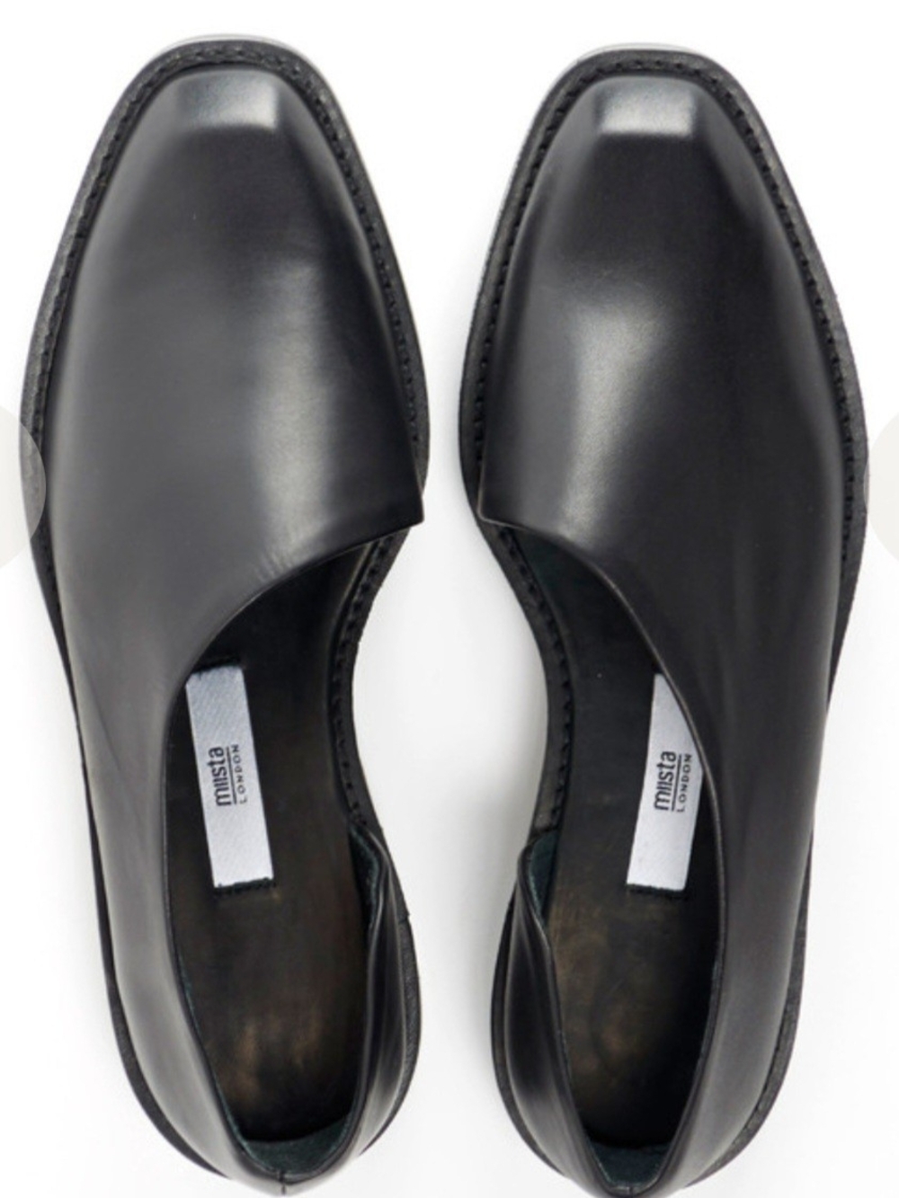 Miista London Jessica Cut Out Oxford- Black